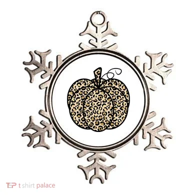 Leopard Pumpkin Festive Ornament