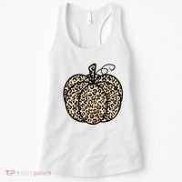 Leopard Pumpkin Festive Women's Tank Top thumb 0