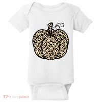 Leopard Pumpkin Festive Baby Bodysuit thumb 0