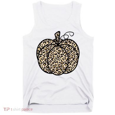 Leopard Pumpkin Festive Tank Top