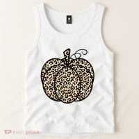 Leopard Pumpkin Festive Tank Top thumb 2