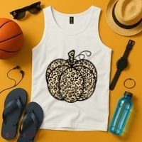 Leopard Pumpkin Festive Tank Top thumb 4