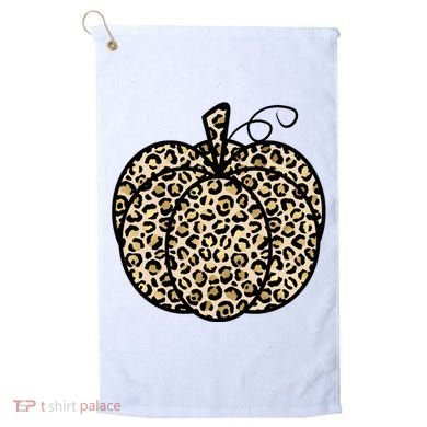 Leopard Pumpkin Festive Golf Towel