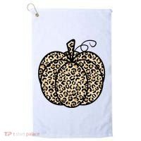 Leopard Pumpkin Festive Golf Towel thumb 0