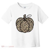 Leopard Pumpkin Festive Toddler T-Shirt thumb 0