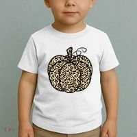 Leopard Pumpkin Festive Toddler T-Shirt thumb 2