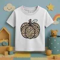 Leopard Pumpkin Festive Toddler T-Shirt thumb 3