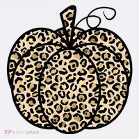 Leopard Pumpkin Festive Women's Long Sleeve Shirt thumb 2