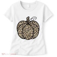 Leopard Pumpkin Festive Women's T-Shirt thumb 0