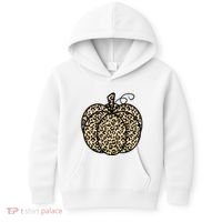 Leopard Pumpkin Festive Kids Hoodie thumb 0