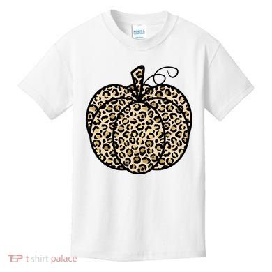 Leopard Pumpkin Festive Kids T-Shirt