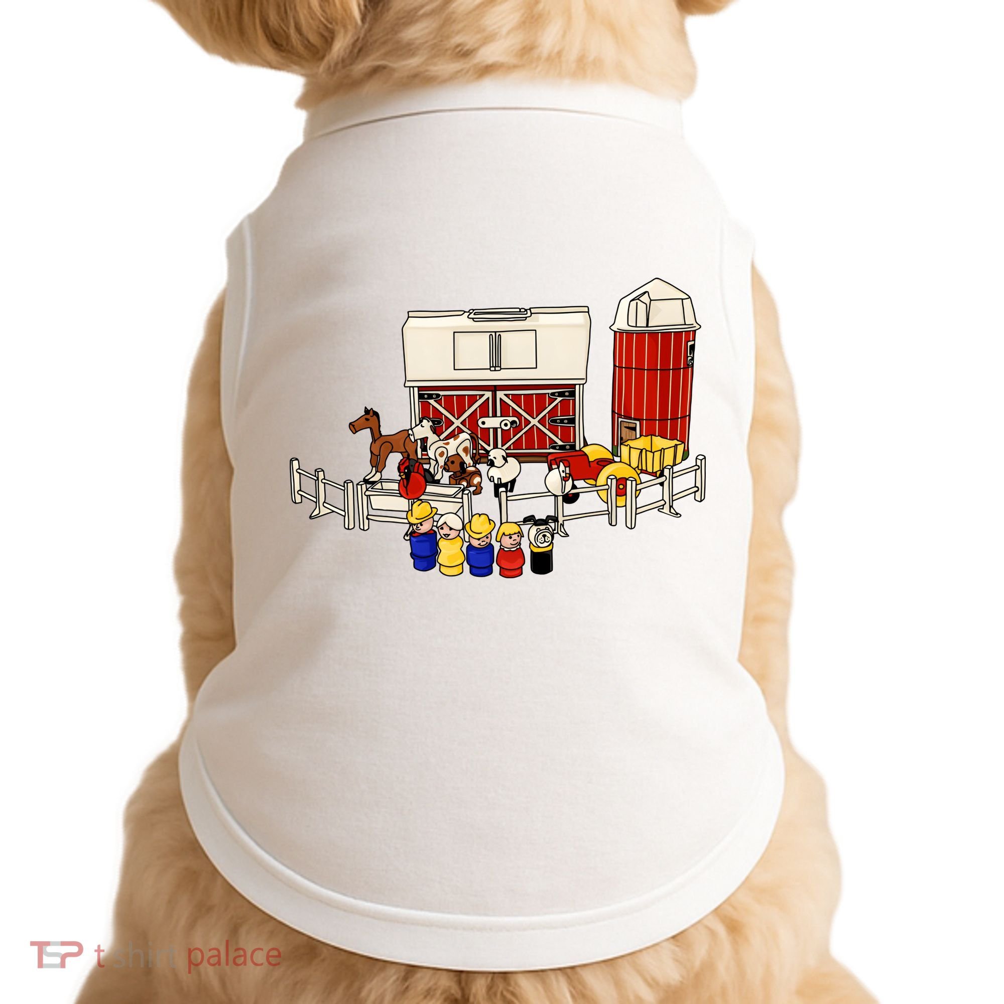 Little People Family With Farm Doggie Tank