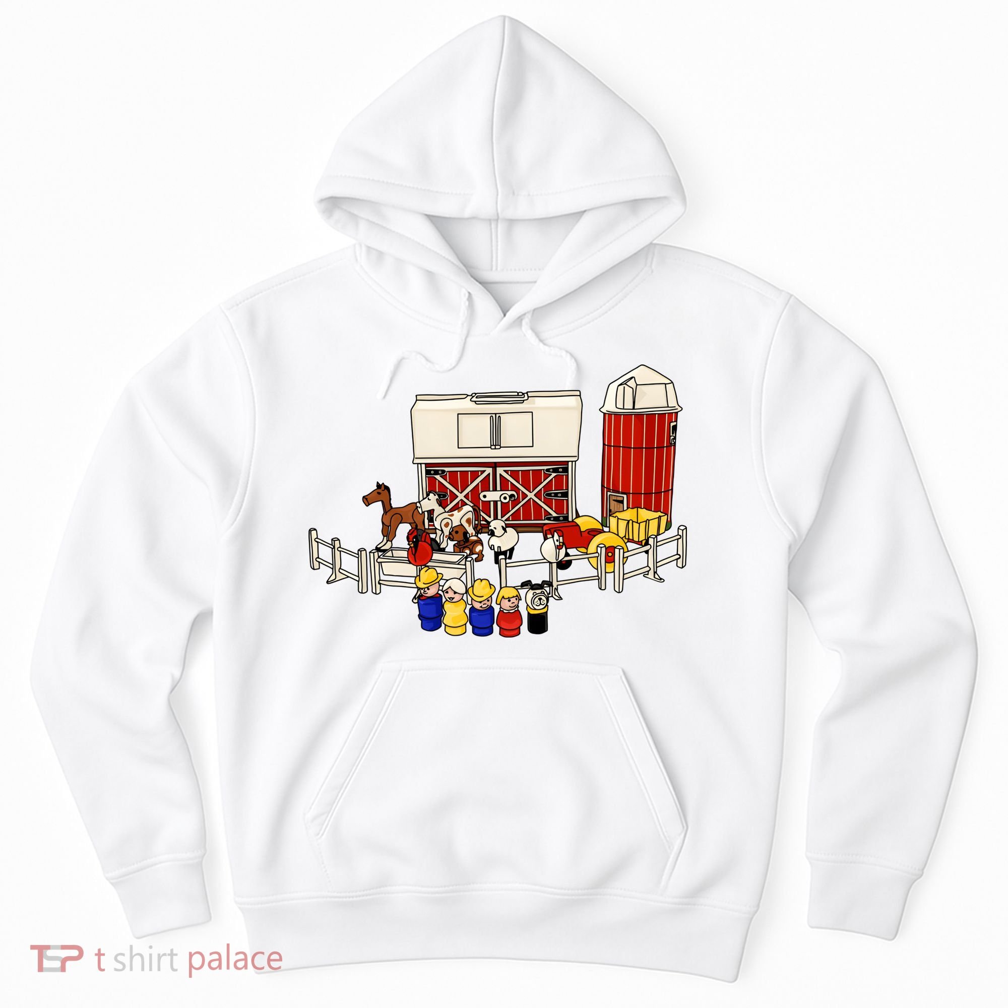 Little People Family With Farm Hoodie