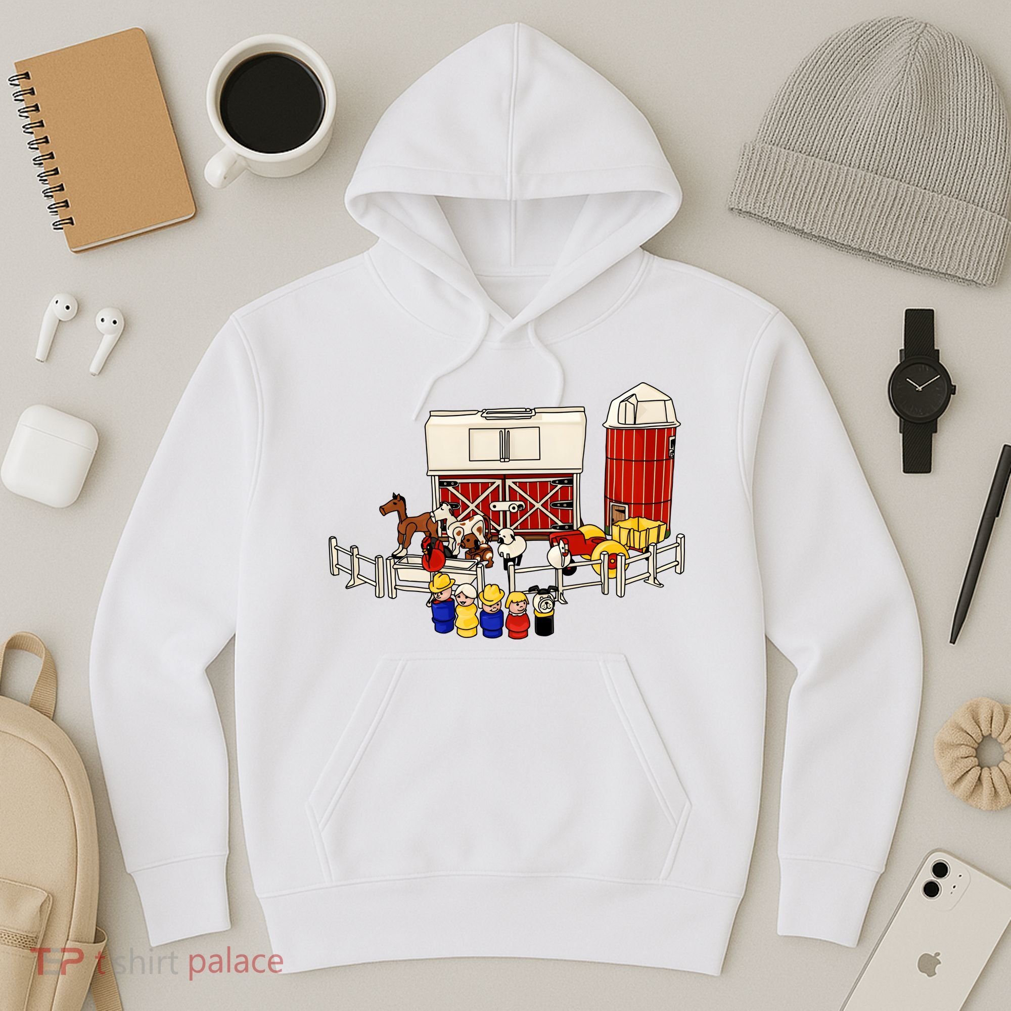 Little People Family With Farm Hoodie