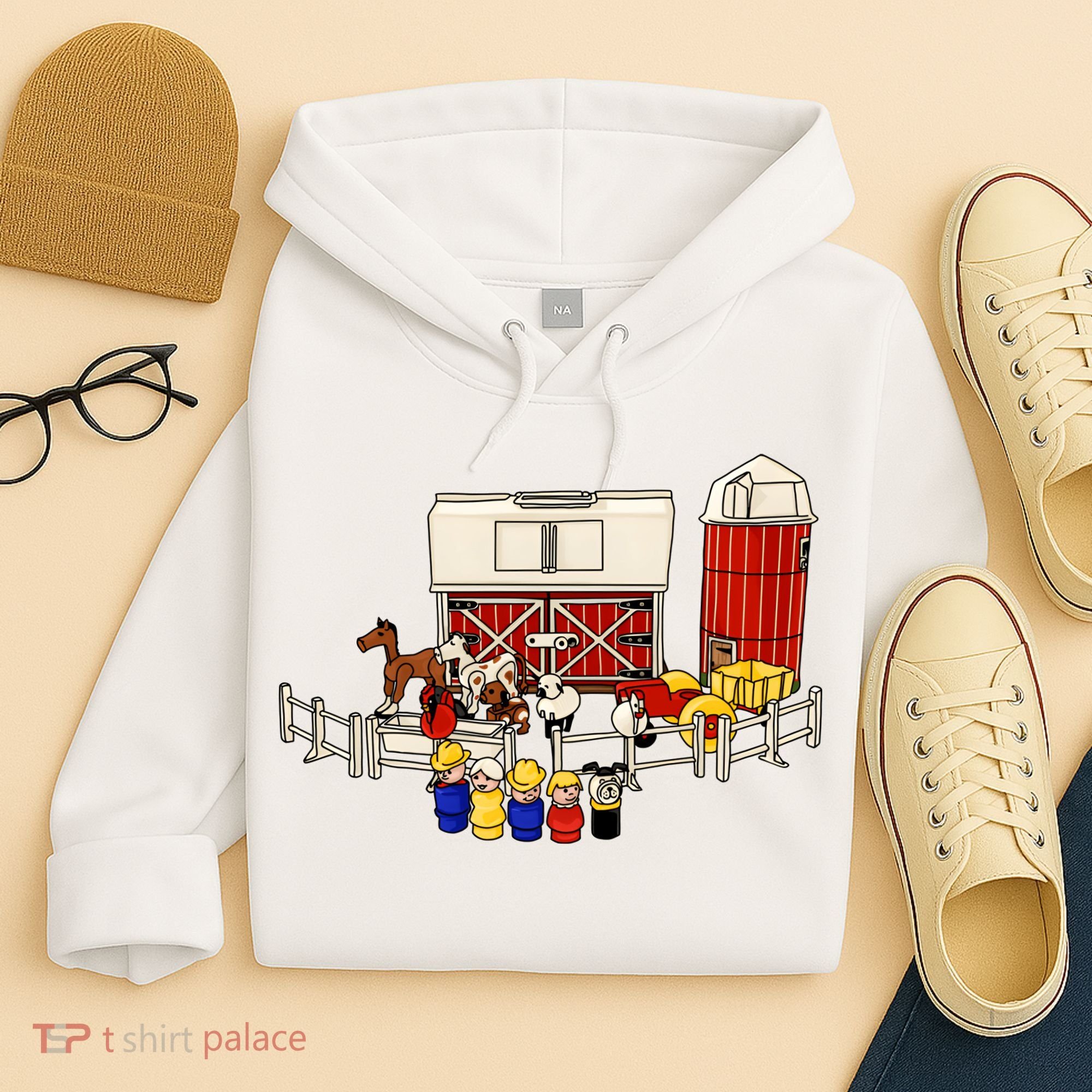 Little People Family With Farm Hoodie