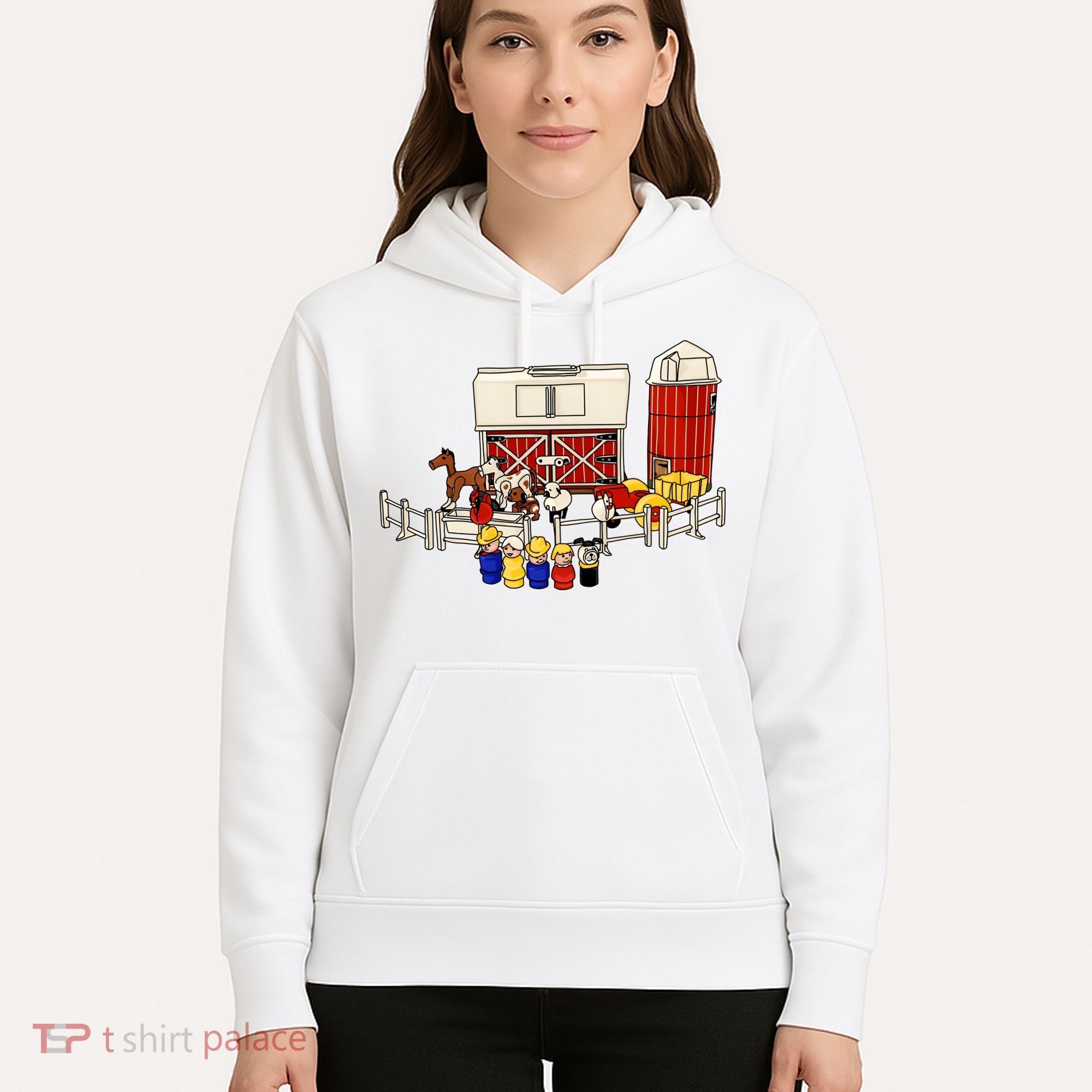Little People Family With Farm Hoodie