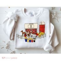 Little People Family With Farm Sweatshirt thumb 2