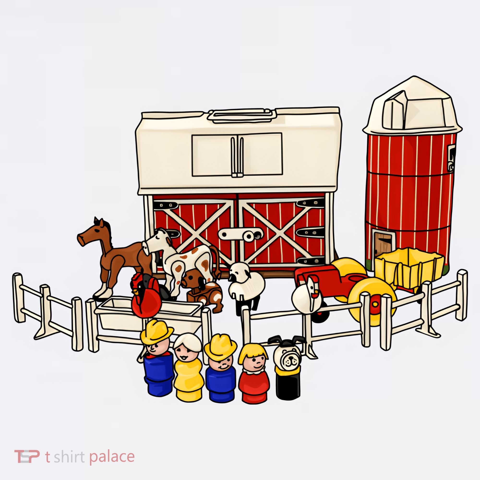 Little People Family With Farm Sweatshirt