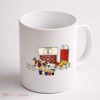 Little People Family With Farm Coffee Mug thumb 1