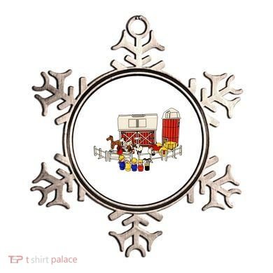 Little People Family With Farm Ornament