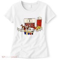 Little People Family With Farm Women's T-Shirt thumb 0