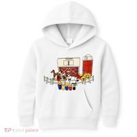 Little People Family With Farm Kids Hoodie thumb 0