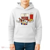 Little People Family With Farm Kids Hoodie thumb 4