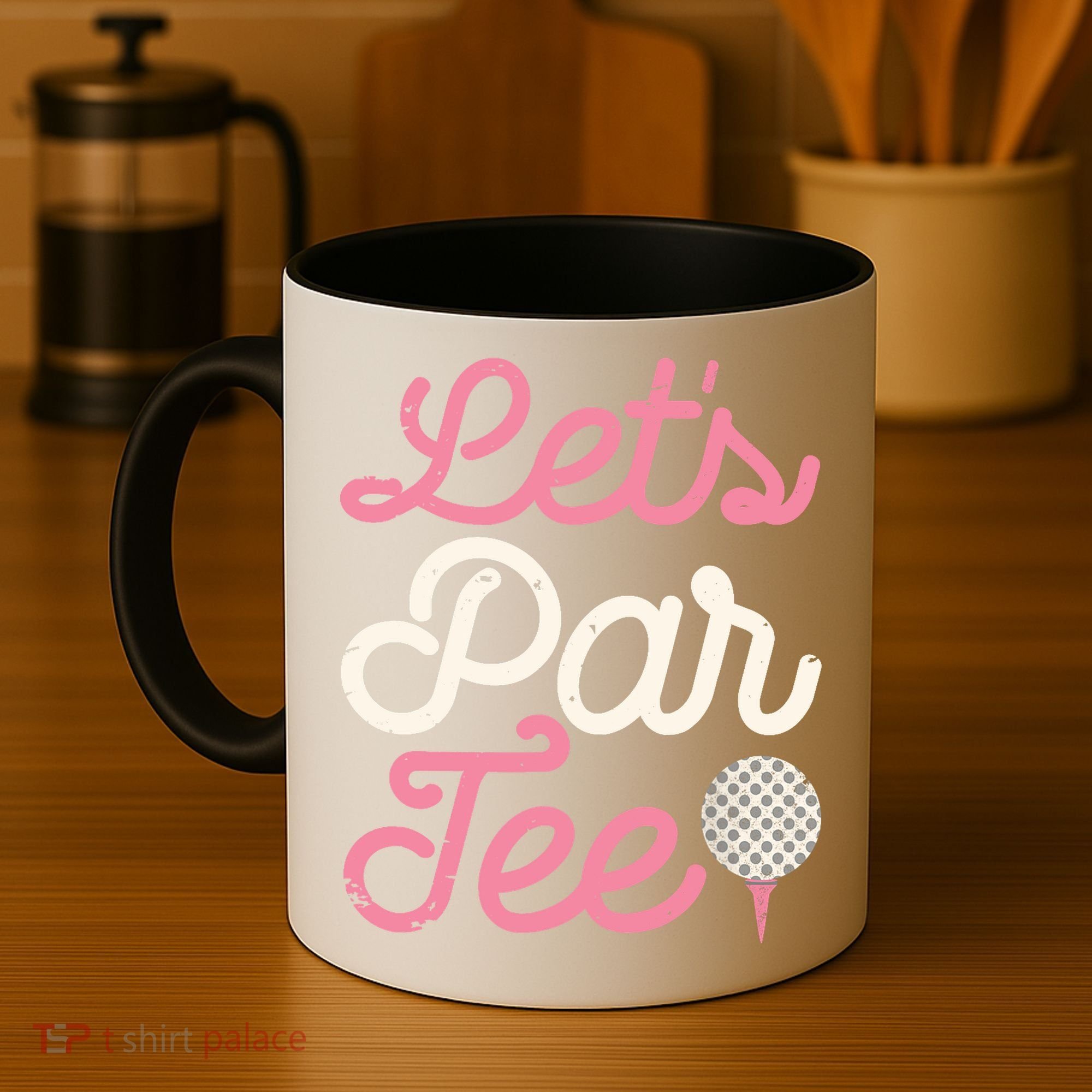 Lets Par Funny Golf Golfer Girl Women Party Team Gift Coffee Mug