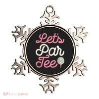 Lets Par Funny Golf Golfer Girl Women Party Team Gift Ornament thumb 0