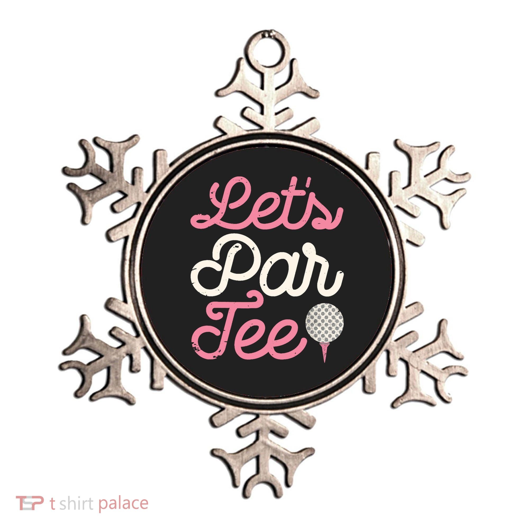 Lets Par Funny Golf Golfer Girl Women Party Team Gift Ornament