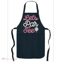 Lets Par Funny Golf Golfer Girl Women Party Team Gift Apron thumb 0
