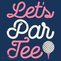 Lets Par Funny Golf Golfer Girl Women Party Team Gift Women's Long Sleeve Shirt thumb 2