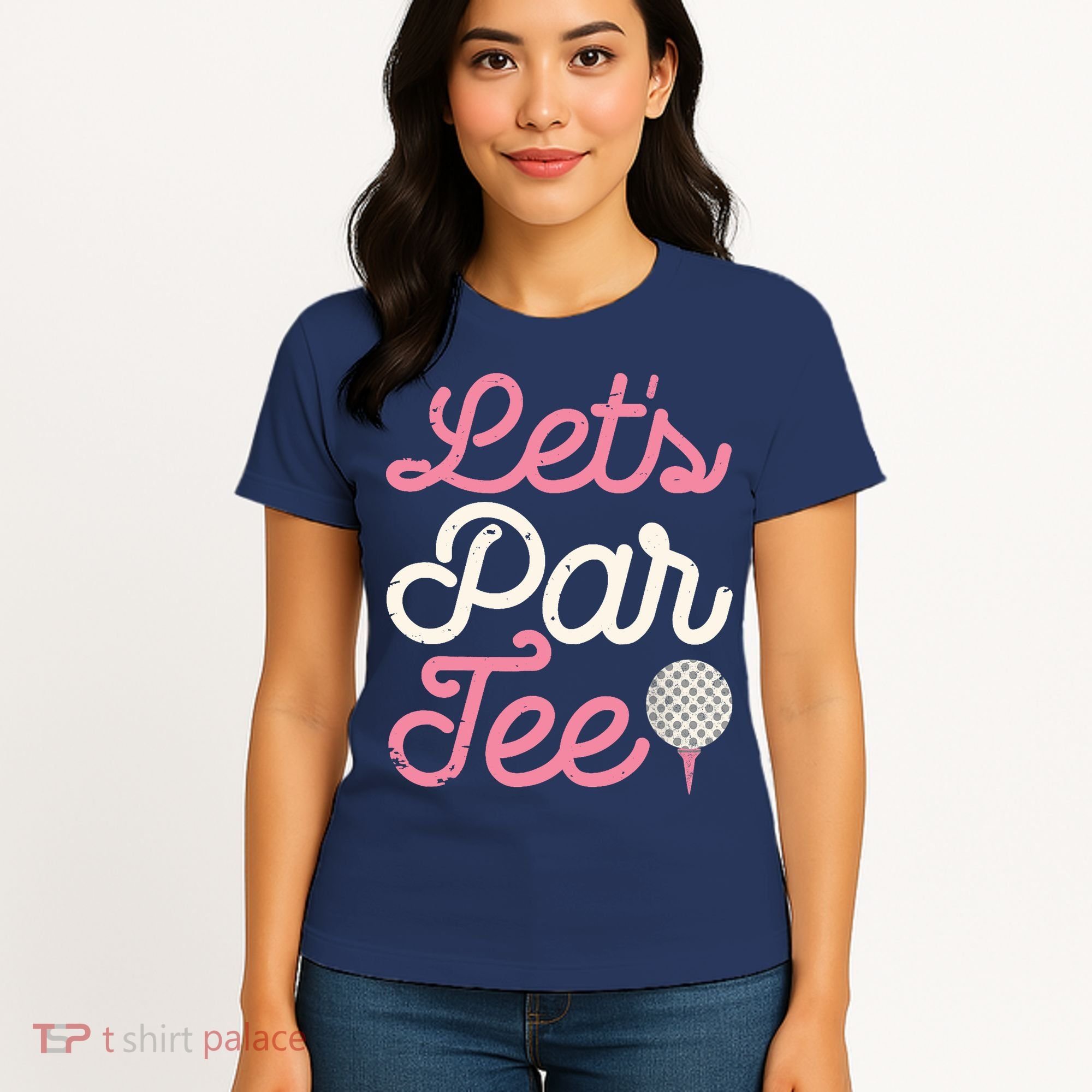 Lets Par Funny Golf Golfer Girl Women Party Team Gift Women's T-Shirt