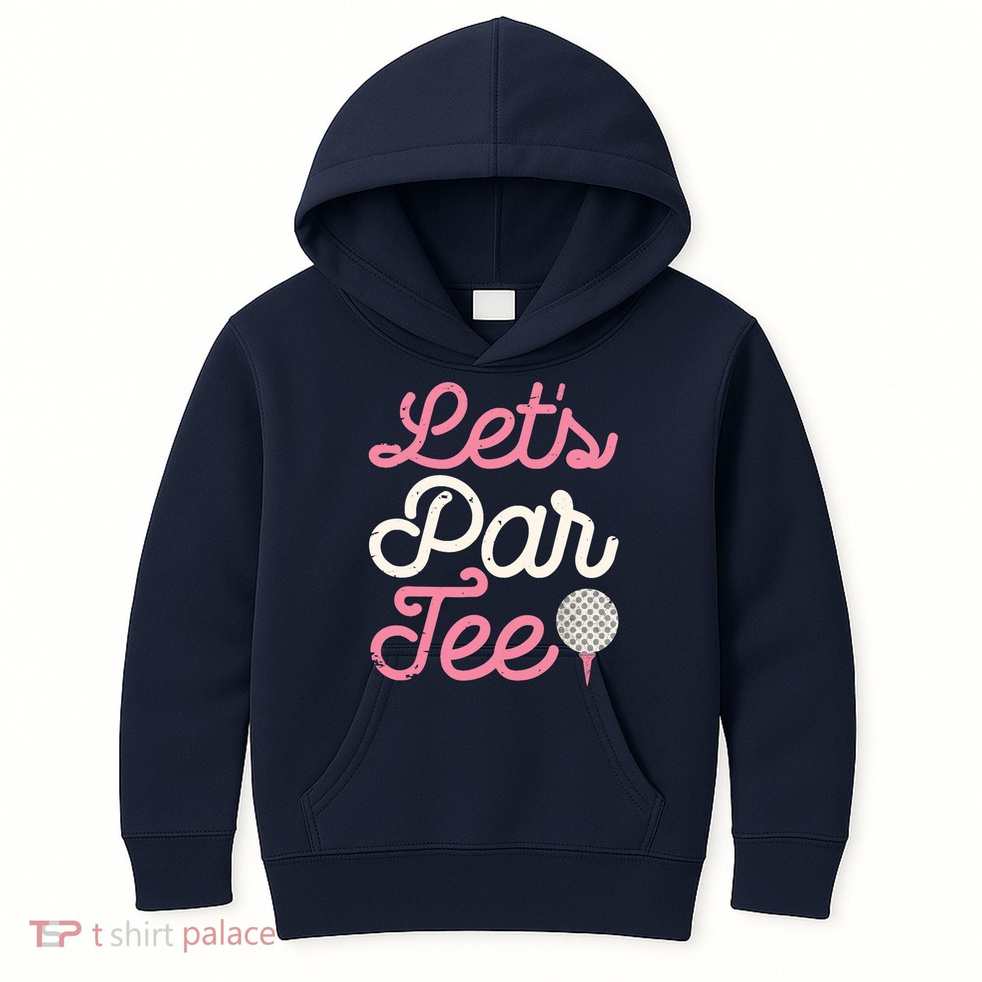 Lets Par Funny Golf Golfer Girl Women Party Team Gift Kids Hoodie
