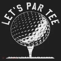 Lets Par Funny Golf Player Gift Women's Sweatshirt thumb 2