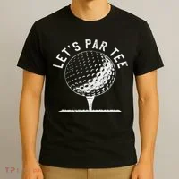 Lets Par Funny Golf Player Gift T-Shirt thumb 3