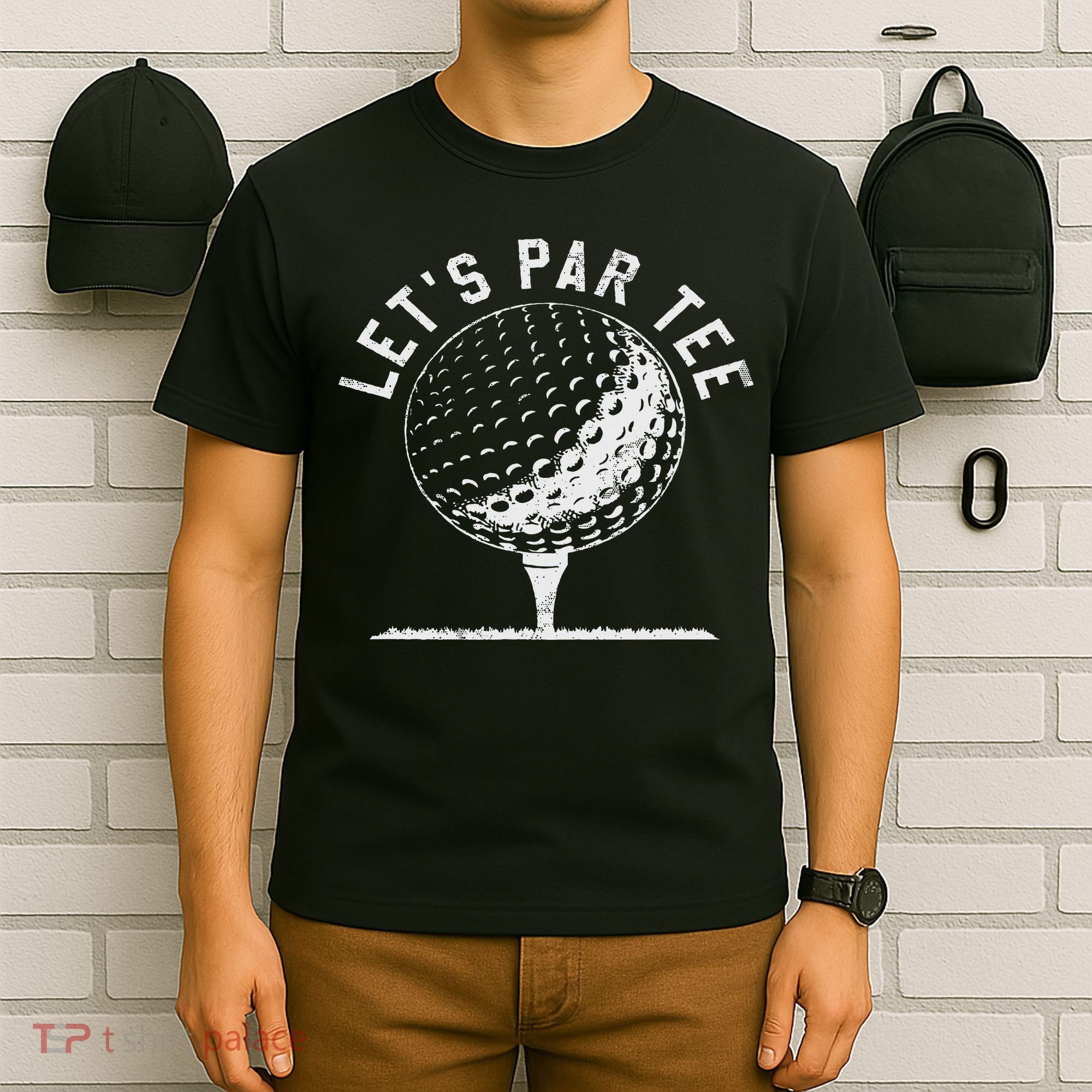 Lets Par Funny Golf Player Gift T-Shirt