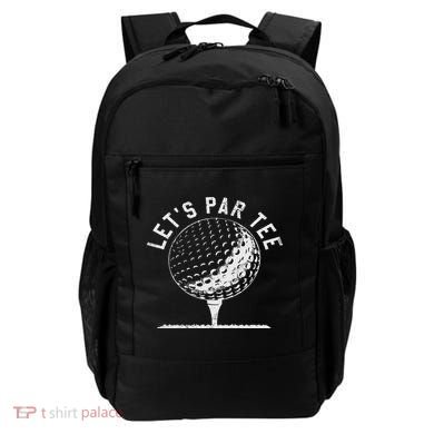 Lets Par Funny Golf Player Gift Backpack