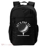 Lets Par Funny Golf Player Gift Backpack thumb 0