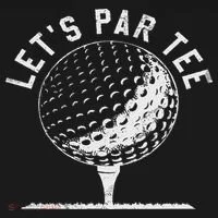 Lets Par Funny Golf Player Gift Women's Hoodie thumb 2