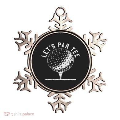 Lets Par Funny Golf Player Gift Ornament