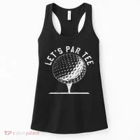 Lets Par Funny Golf Player Gift Women's Tank Top thumb 0