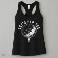 Lets Par Funny Golf Player Gift Women's Tank Top thumb 3