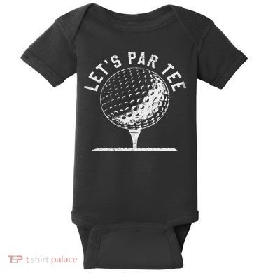 Lets Par Funny Golf Player Gift Baby Bodysuit