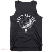 Lets Par Funny Golf Player Gift Tank Top thumb 0