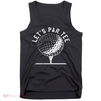 Lets Par Funny Golf Player Gift Tank Top