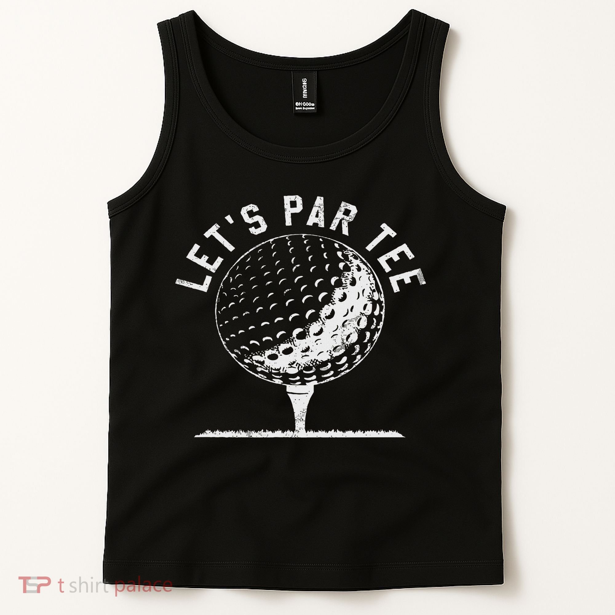 Lets Par Funny Golf Player Gift Tank Top
