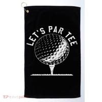 Lets Par Funny Golf Player Gift Golf Towel thumb 0