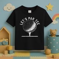 Lets Par Funny Golf Player Gift Toddler T-Shirt thumb 3