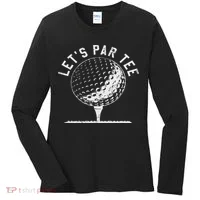 Lets Par Funny Golf Player Gift Women's Long Sleeve Shirt thumb 0